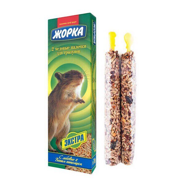 ЖОРКА палочки д/грызунов Экстра (2шт)